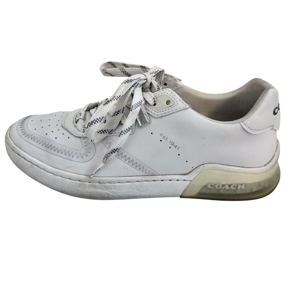 COACH Citysole Court White Leather Sneakers Athletic Shoes Athleisure Gorpcore